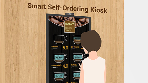 Automation of orders in fitness cafe based on Smartix kiosks for fitness  clubs ​