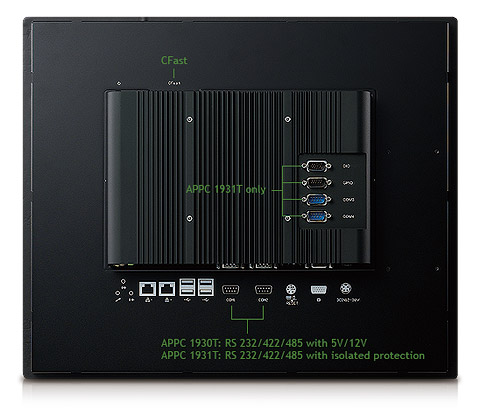 Fanless Panel PC - APPC 30T/31T/35T